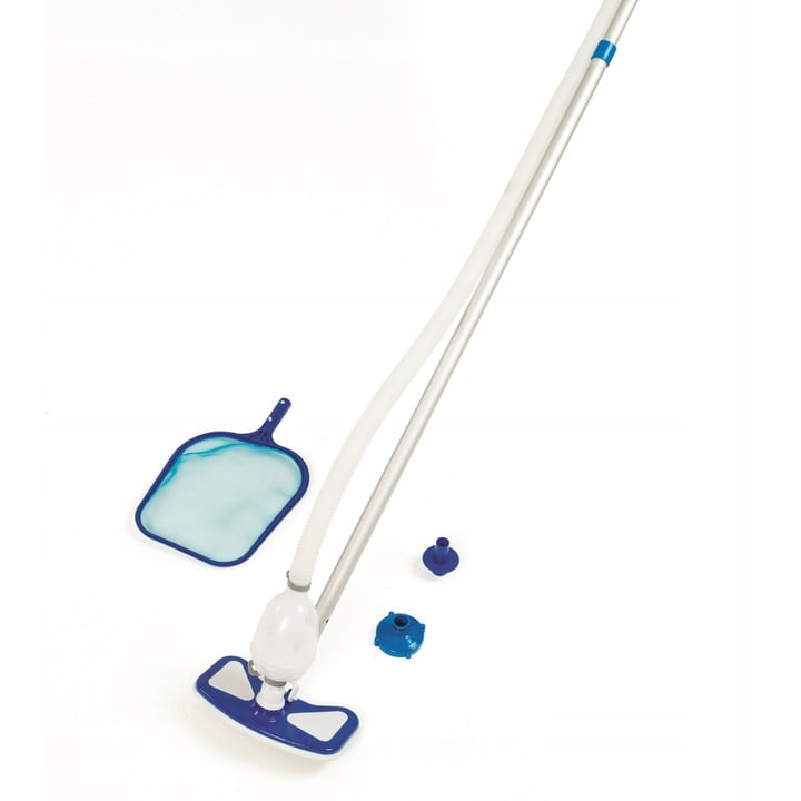 Kit Întreținere Piscină Bestway cu Aspirator, Plasă și Tijă Telescopică 279 cm