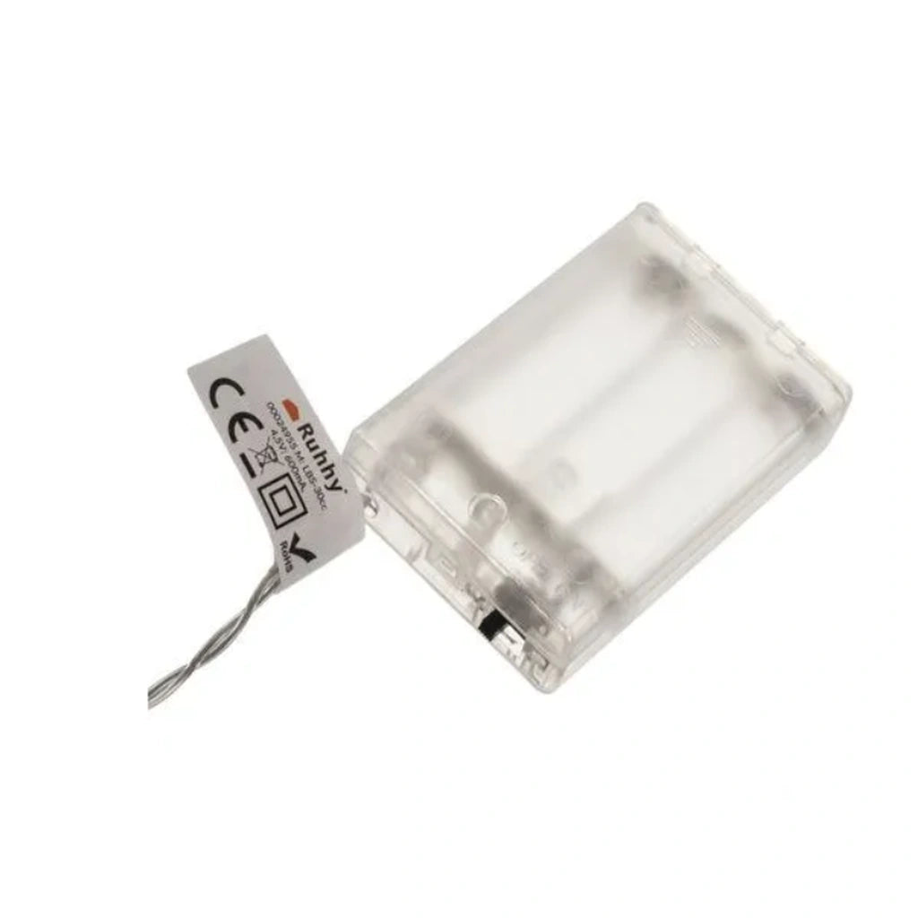 Ghirlandă Luminoasă cu 10 Reni LED, 133 cm, Lumină Alb Cald