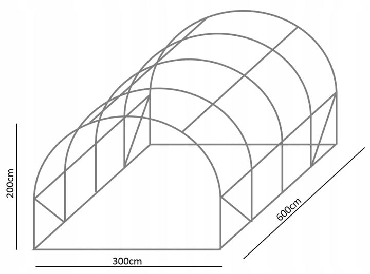 Folie solar Folie sera gradina 600 x 300cm - MAXY