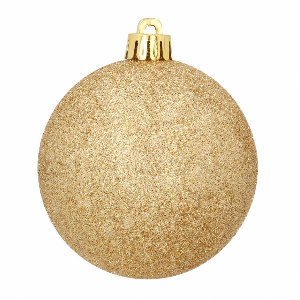 Globuri de Crăciun Aurii, Set 30 Bucăți, Diametru 7 cm - MAXY