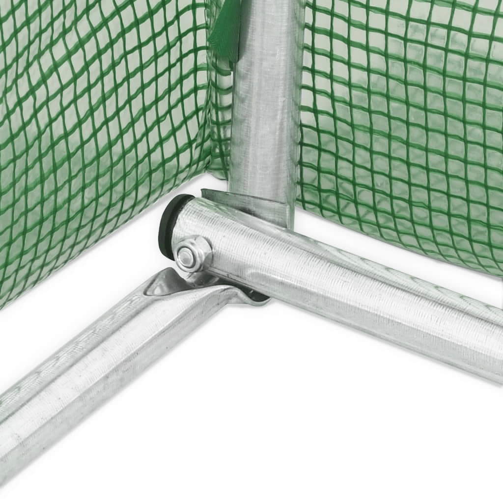 Sera gradina 10x3x2m tip tunel pentru legume, solar gradina 10x3m verde - MAXY