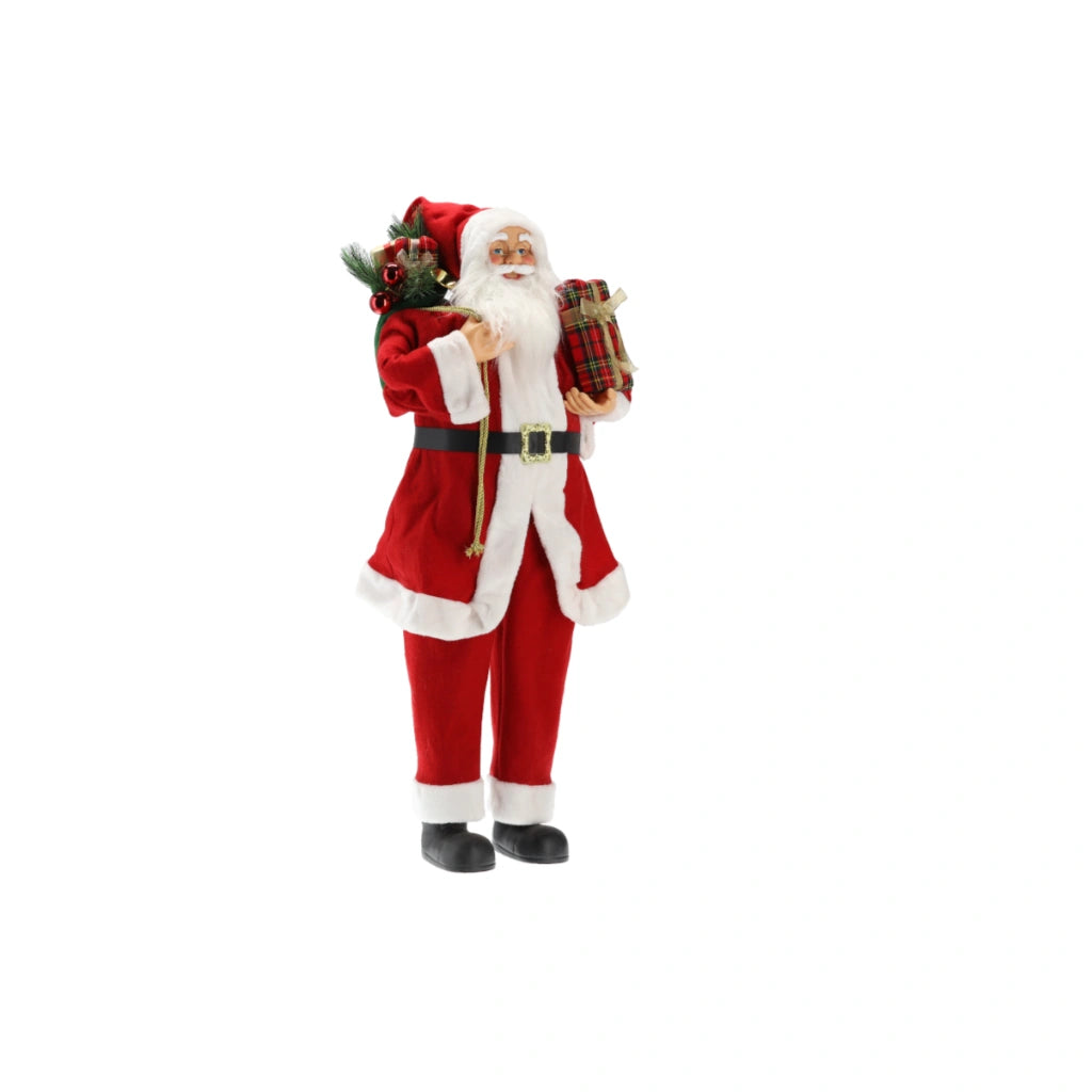 Moș Crăciun Decorativ cu Cadouri, Înălțime 110 cm - MAXY