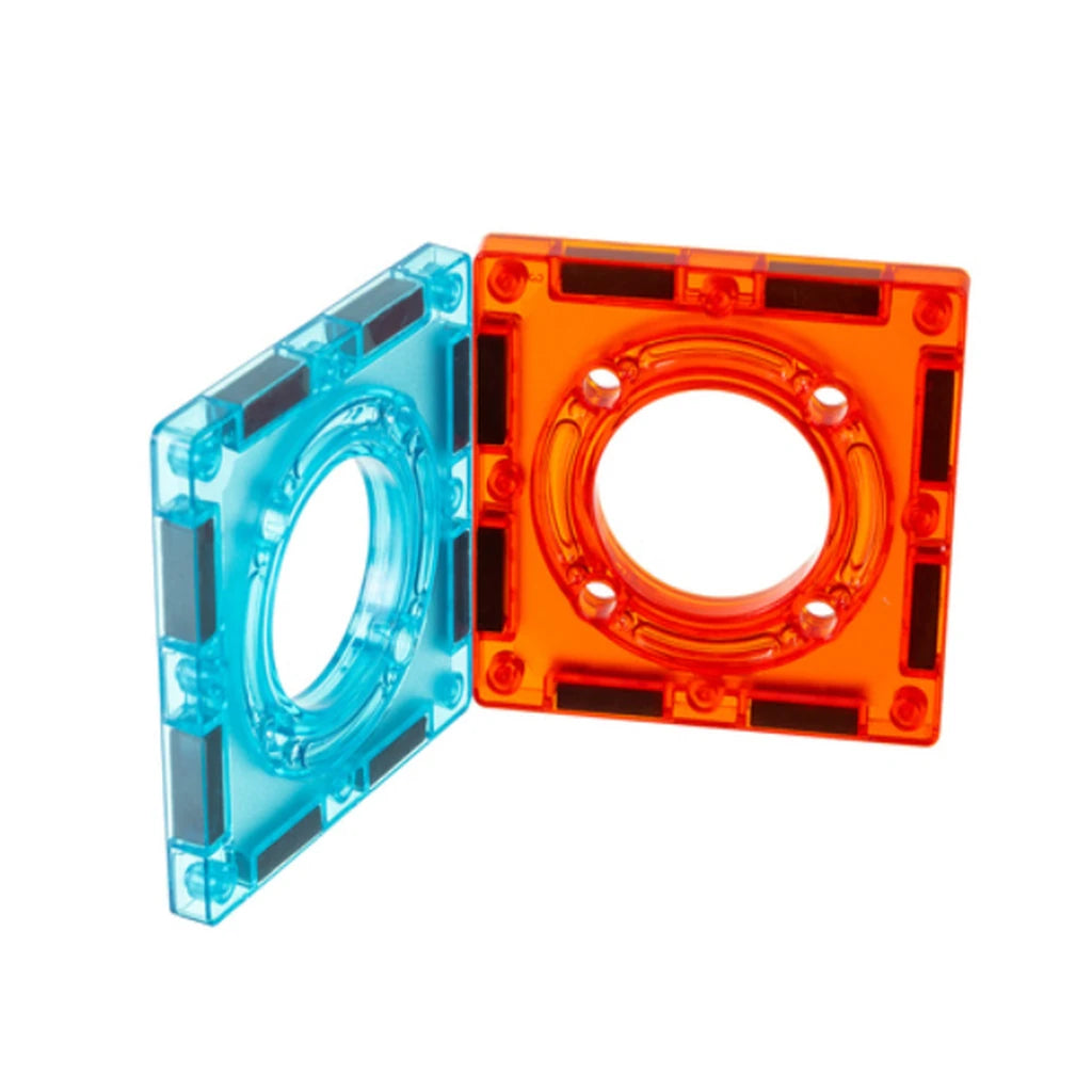 Set De Construcții Magnetice Cu Pistă Pentru Bile 3D, 96 Piese, Multicolor