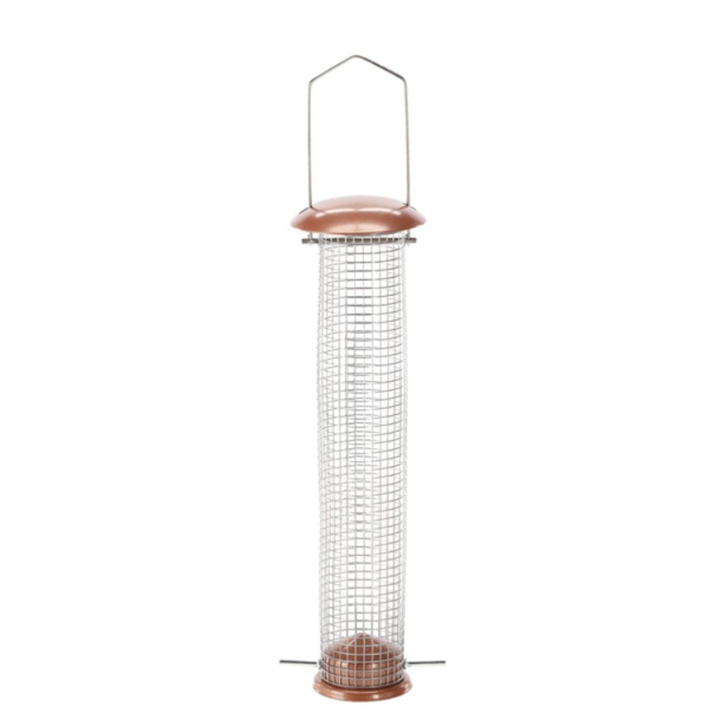 Hranitor pentru pasari din cupru 9 x 39 cm - MAXY