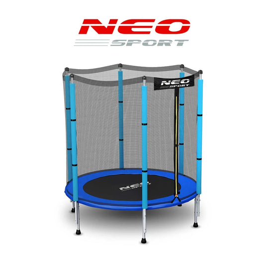 Trambulina de gradina cu plasa externa, Neo-Sport, diametru 140 cm