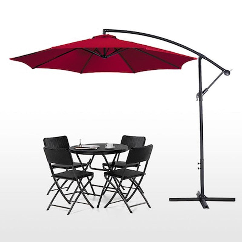 Umbrelă de Grădină Roșie , diametru 300 cm
