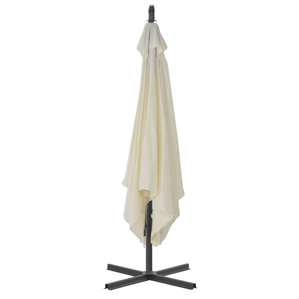 Umbrelă de Grădină Suspendată Bej, Diametru 300 cm