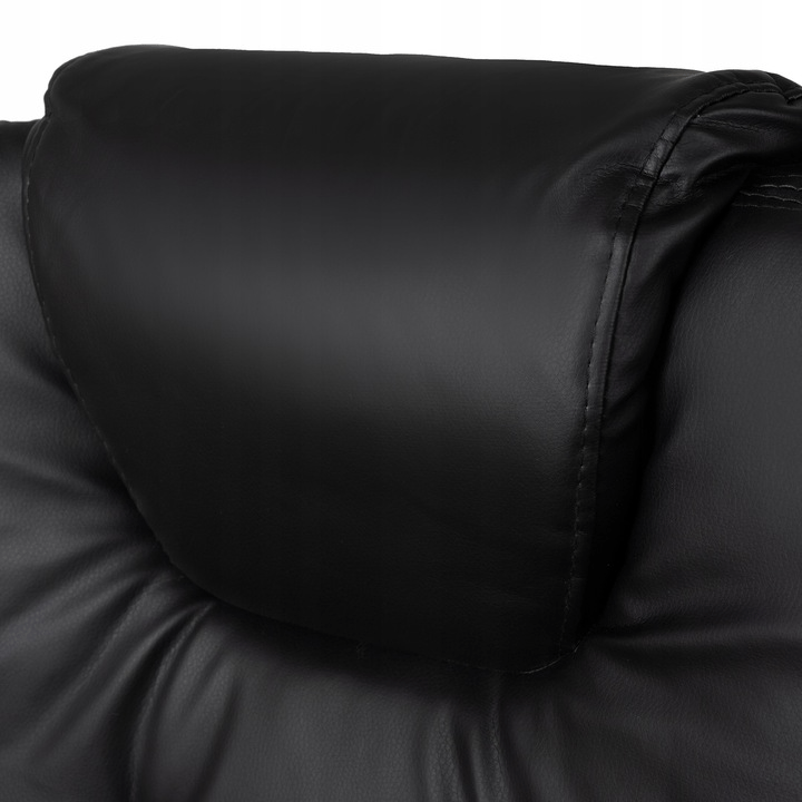 Scaun Directorial Ergonomic cu Suport pentru Picioare și Suport Lombar, Negru - MAXY