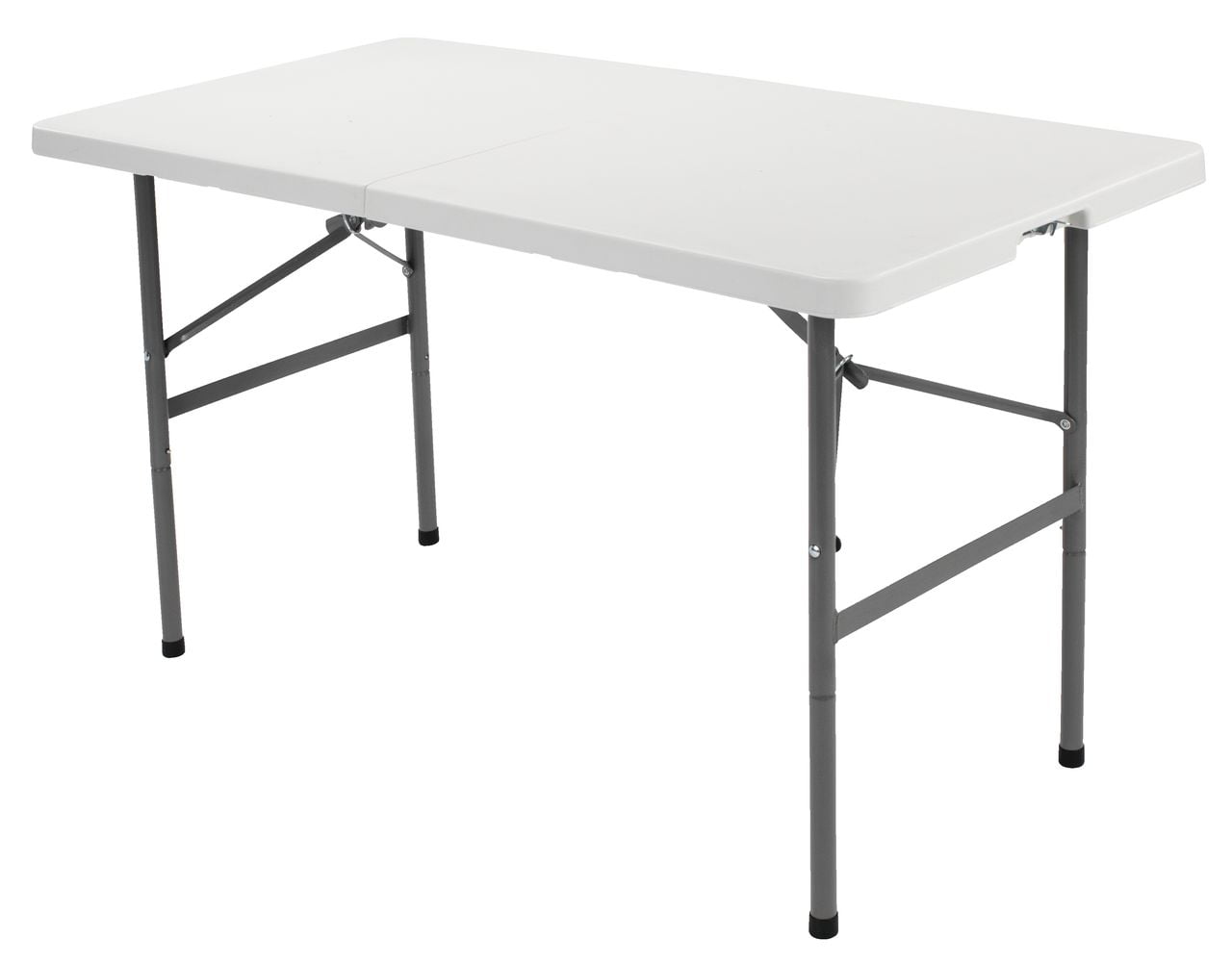 Masă de Grădină Pliabilă Tip Valiză 122x60x74 cm Albă - MAXY