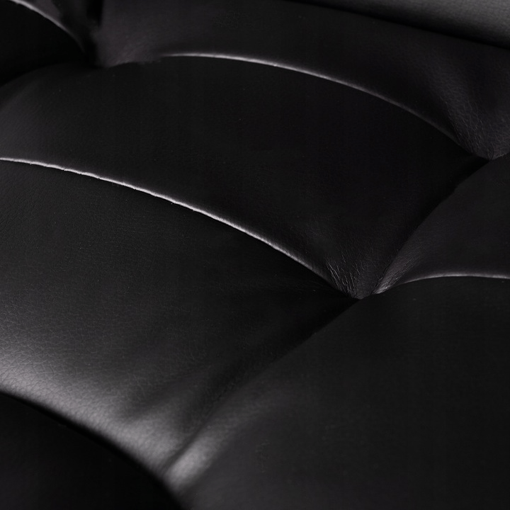 Scaun Directorial Ergonomic cu Suport pentru Picioare și Suport Lombar, Negru - MAXY