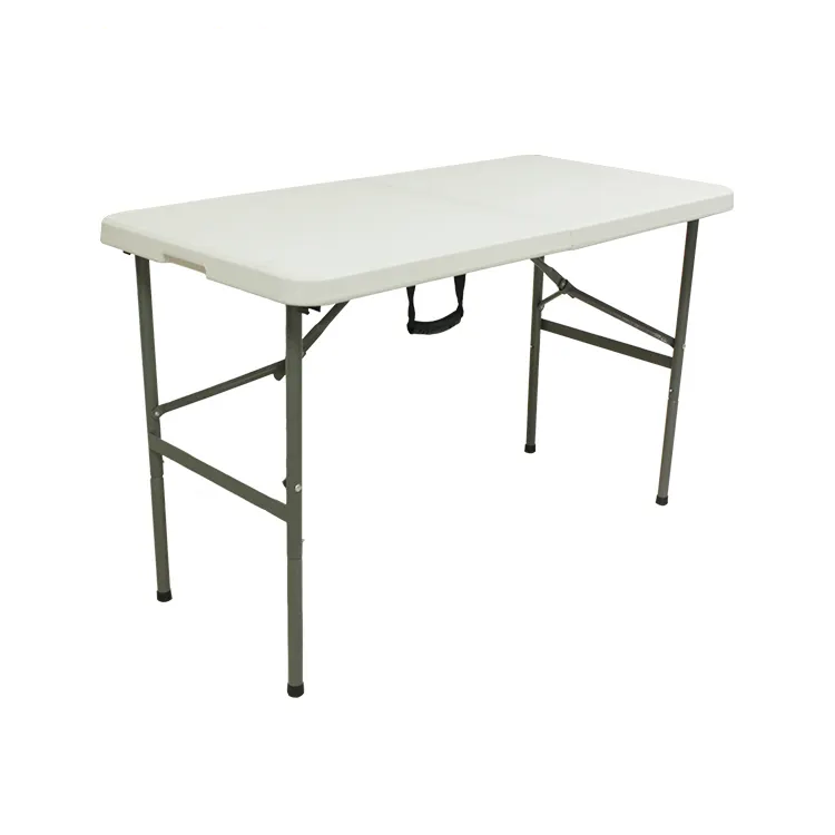 Masă de Grădină Pliabilă Tip Valiză 122x60x74 cm Albă - MAXY