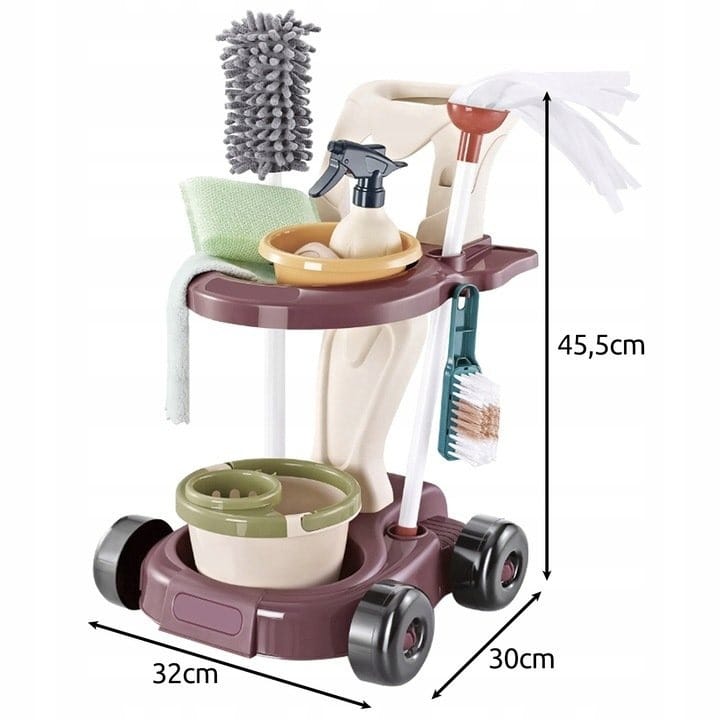 Set de Curățenie pentru Copii cu Aspirator Funcțional, 26 Piese - MAXY