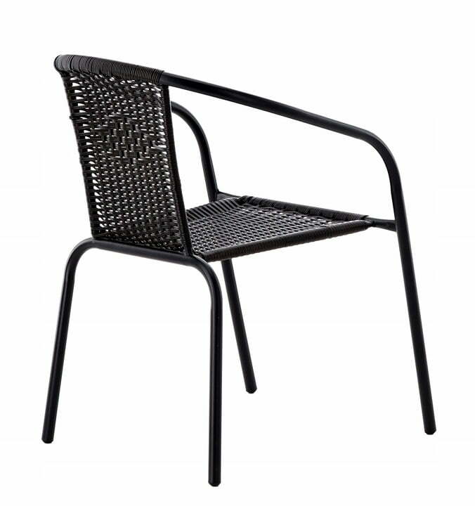 Mobilier Terasă Set Masă Rotundă cu 2 Scaune - MAXY