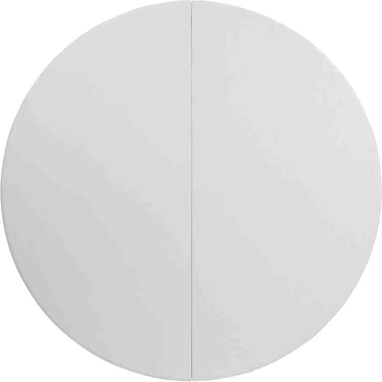 Masă de evenimente pliabilă albă tip valiză – diametru 160 cm - MAXY