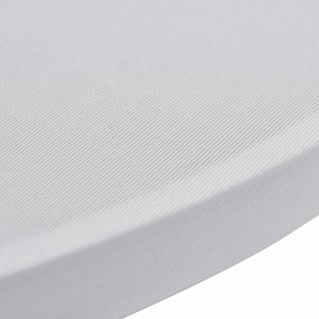 Husă Masă Cocktail Rotundă 80 cm Albă - MAXY