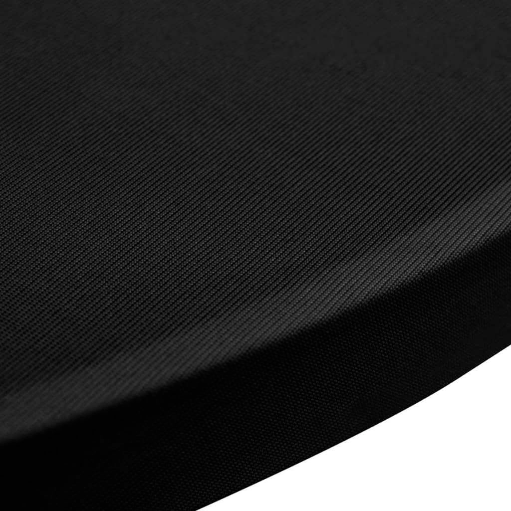 Husa Masa Cocktail Rotunda 80 cm Neagra - MAXY