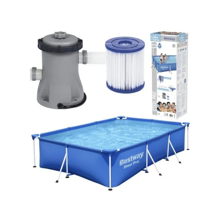 Piscină cu Cadru Metalic Bestway 300 x 201 x 66 cm