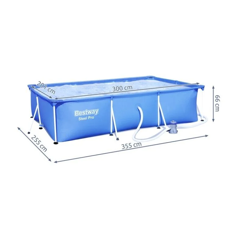 Piscină cu Cadru Metalic Bestway 300 x 201 x 66 cm