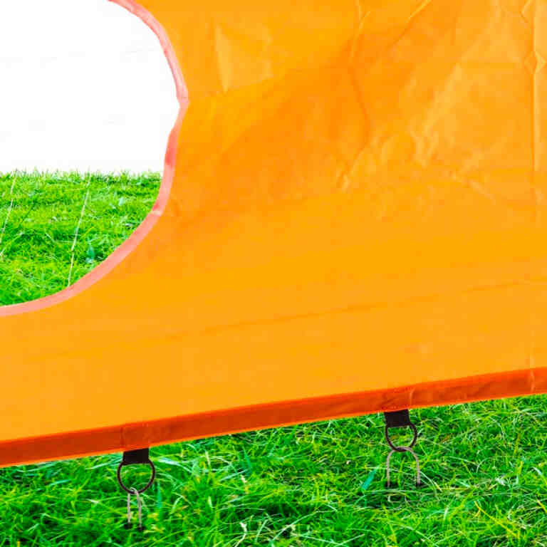 Poartă de Fotbal din Oțel cu Ținte pentru Antrenament, 213 x 75 x 152 cm - MAXY
