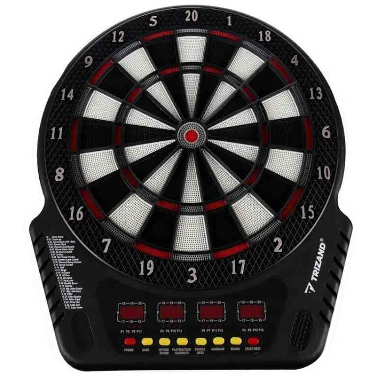 Tablă Darts Electronică cu Scor Automat, 6 Sageti, 27 Jocuri - MAXY