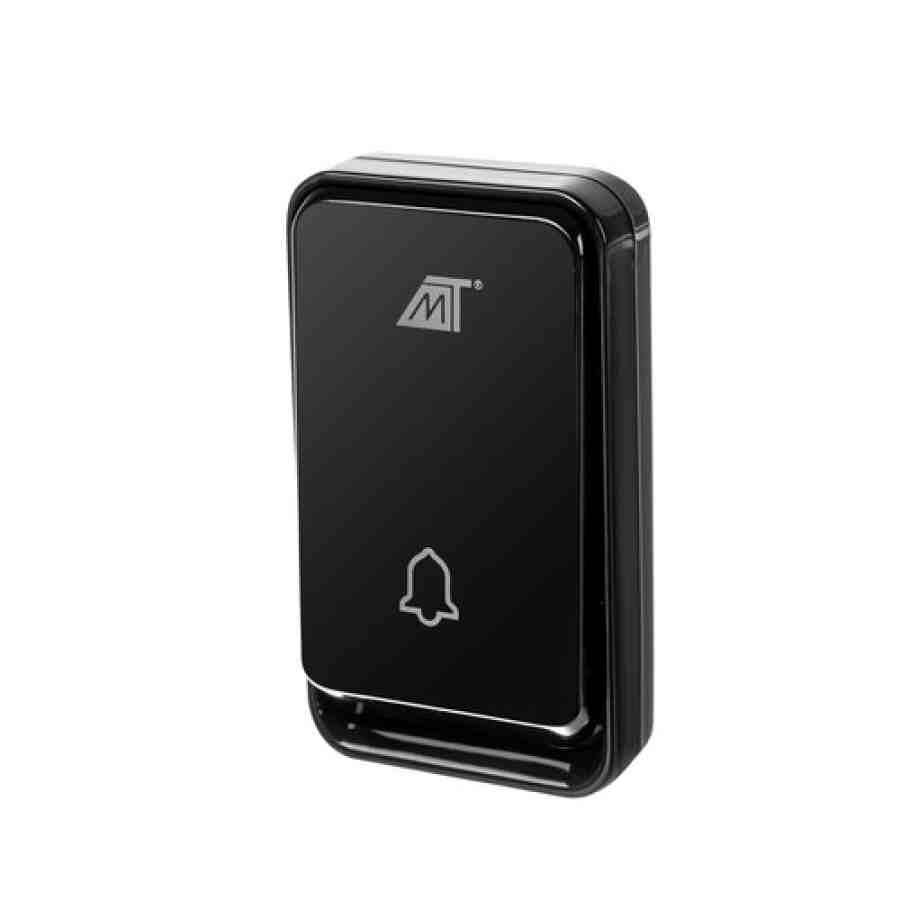 Sonerie Fără Fir Wireless, 150 m, 51 Melodii, Volum Reglabil, LED, IP44, Neagră