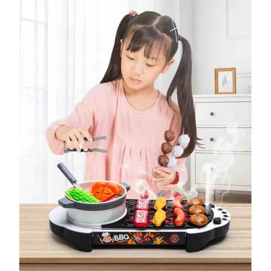 Set Gratar Pentru Copii cu Accesorii, 69 Piese, 3+ Ani - MAXY
