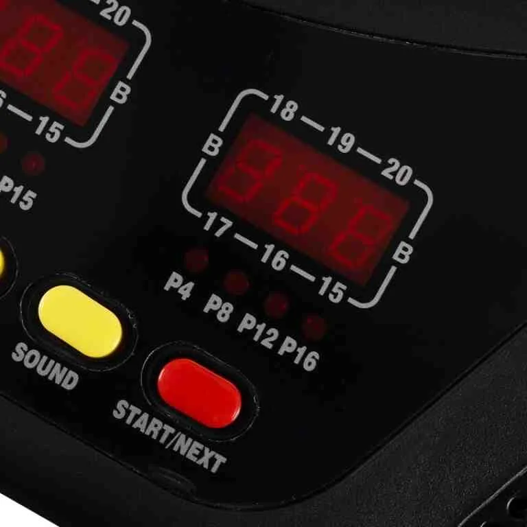 Tablă Darts Electronică cu Scor Automat, 6 Sageti, 27 Jocuri - MAXY