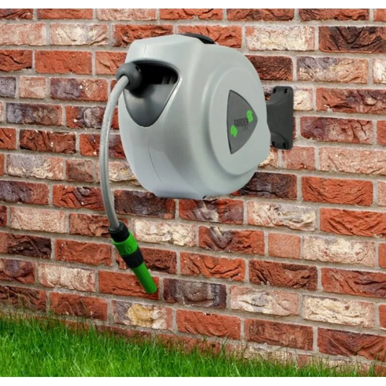Furtun retractabil automat cu tambur pentru grădină 30 m - MAXY