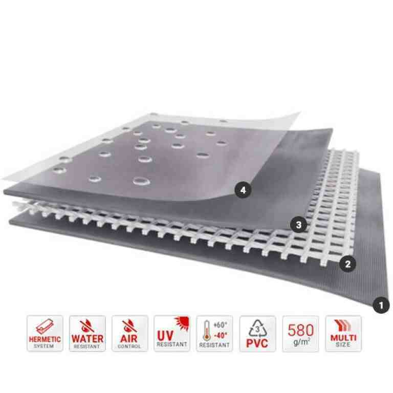 Cort Industrial Tip Hală 6x12 m Alb - MAXY