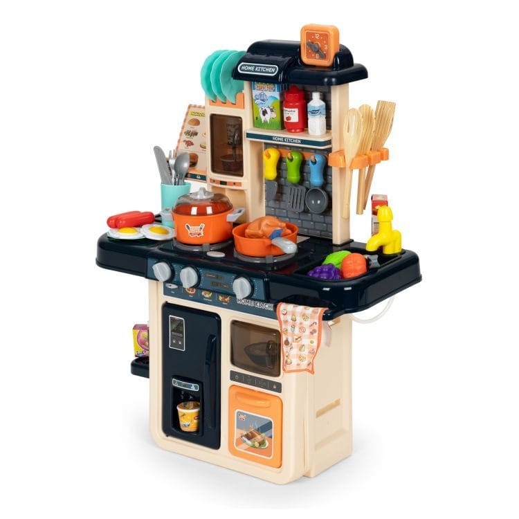Bucătărie pentru Copii cu 42 Accesorii, Efecte de Sunet, Lumini, Abur, 47 x 23 x 63 cm - MAXY
