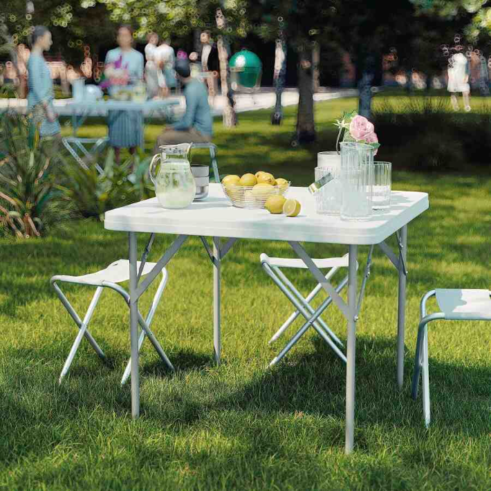 Masă pliabilă pătrată 86 cm - MAXY