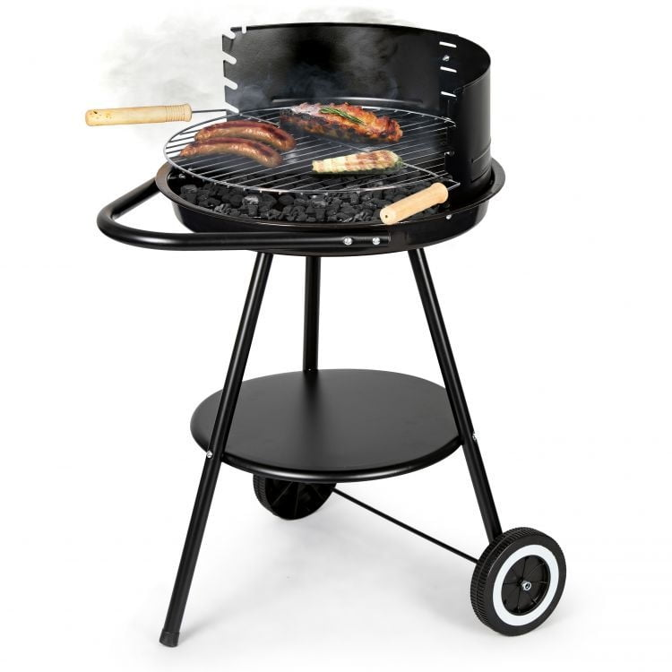 Grătar rotund pentru curte și grădină – diametru 42 cm - MAXY
