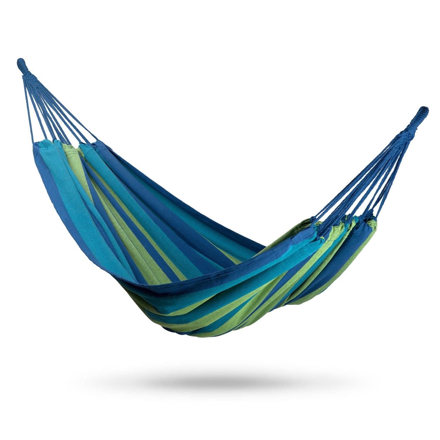 Hamac Malaga pentru doua persoan,200 x 160 cm, Albastru si Verde - MAXY
