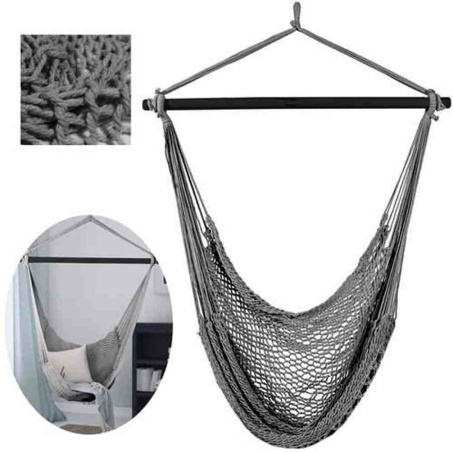Hamac Scaun Suspendat Gri 100x90 cm - MAXY