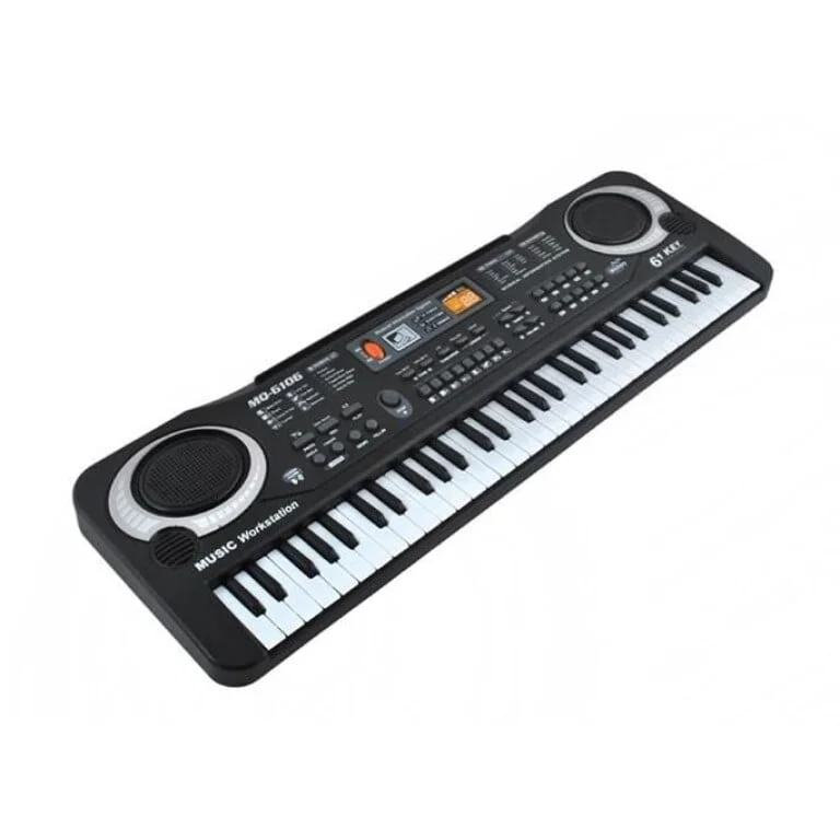 Orga Electronică cu Microfon pentru Copii MQ-6106, 61 Clape, 10 Ritmuri - MAXY