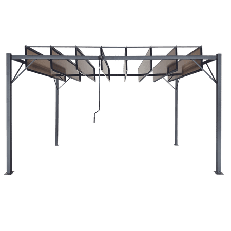 Pergola de Grădină 3x4 m cu Lamele Reglabile - MAXY