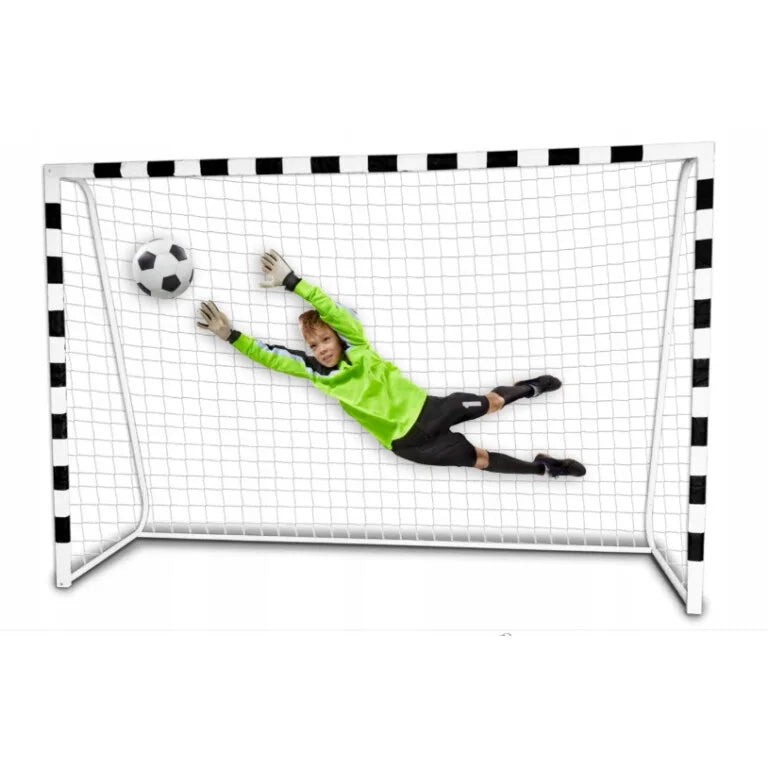 Poartă de Fotbal pentru Copii 300 x 200 x 90 cm cu Plasă Rezistentă