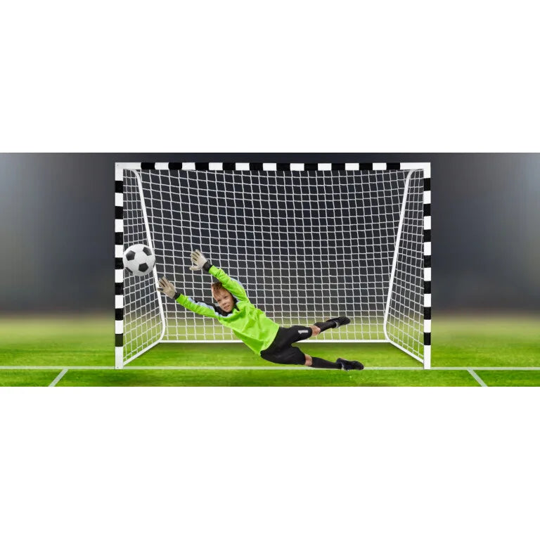 Poartă de Fotbal pentru Copii 300 x 200 x 90 cm cu Plasă Rezistentă