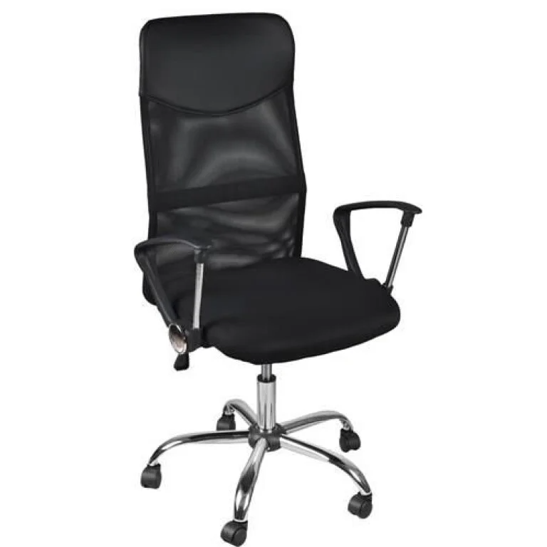 Scaun de Birou Directorial Ergonomic Mesh, Reglabil pe Înălțime, Negru - MAXY
