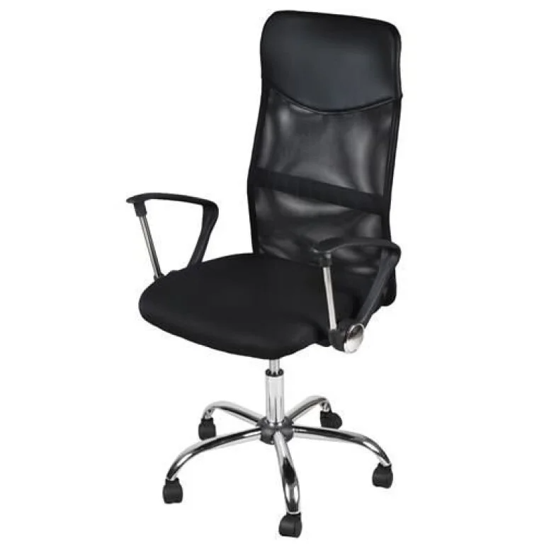 Scaun de Birou Directorial Ergonomic Mesh, Reglabil pe Înălțime, Negru - MAXY