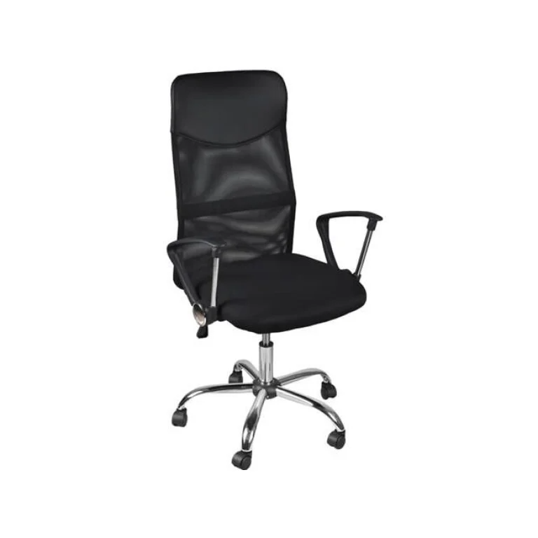 Scaun de Birou Directorial Ergonomic Mesh, Reglabil pe Înălțime, Negru - MAXY