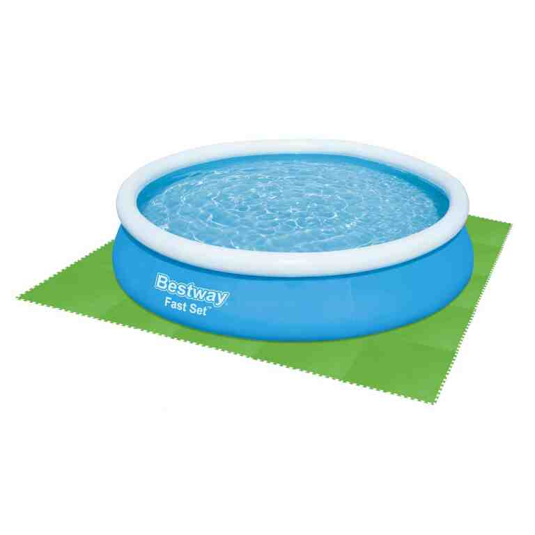 Set 9 Piese Covor Protecție Piscină Bestway 78 x 78 cm - MAXY
