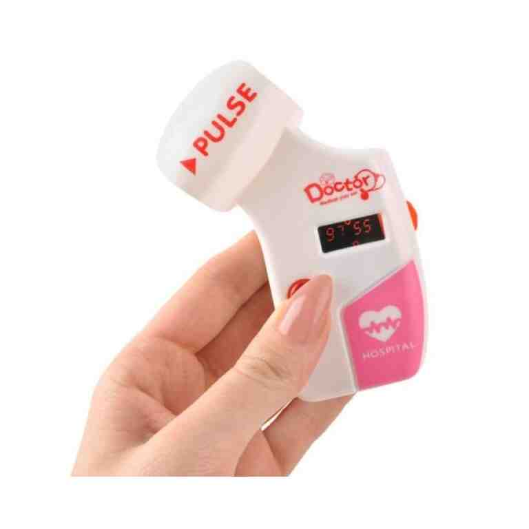 Set Doctor pentru Copii cu Cărucior și 18 Accesorii Medicale, Roz - MAXY