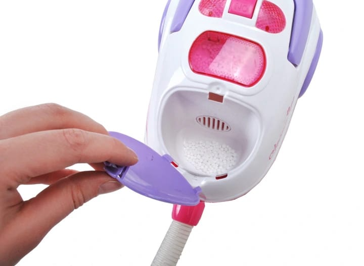 Set Curățenie Copii cu Aspirator, Mătură, Făraș și Accesorii, Roz - MAXY