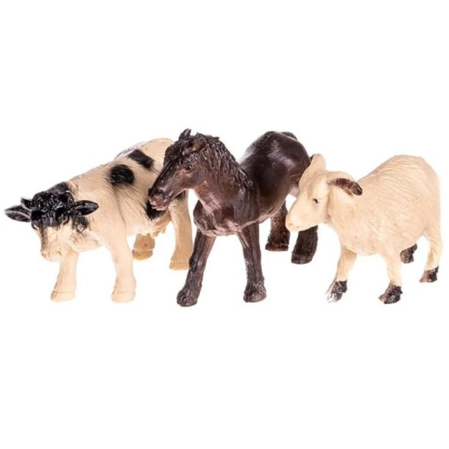 Set Fermă pentru Copii cu Tractor, Animale și Accesorii, 102 Piese - MAXY