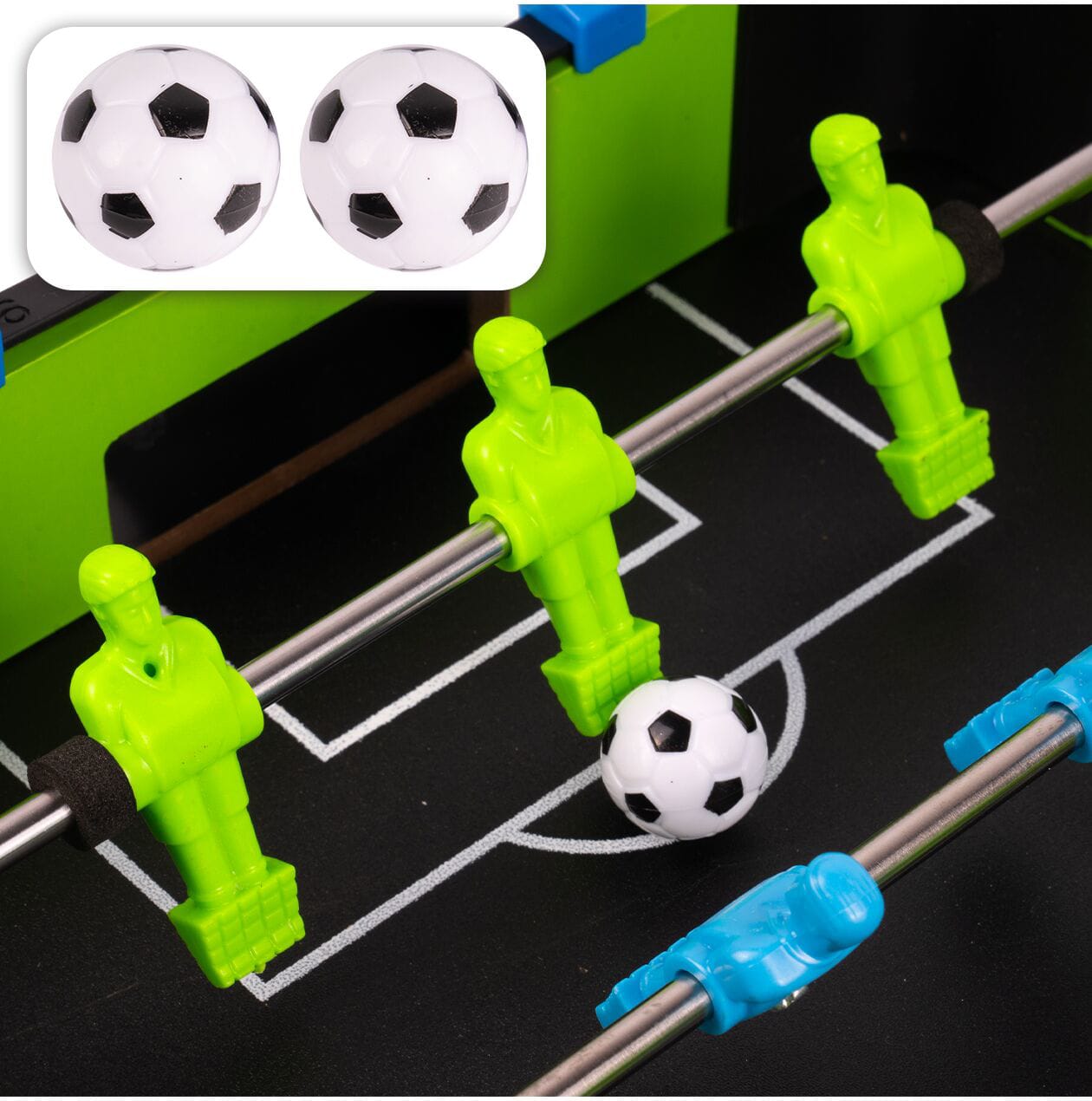 Set Fotbal De Masa Pentru Copii Din Lemn, 51 x 40 x 7 cm - MAXY