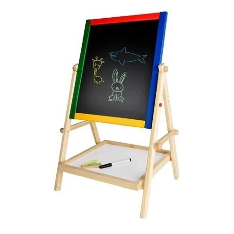 Tablă Educativă din Lemn pentru Copii 2 în 1 - MAXY