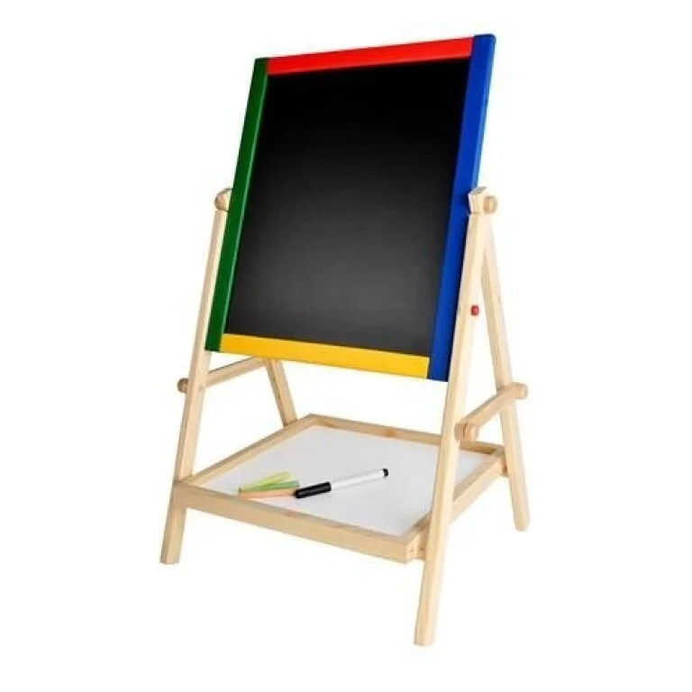 Tablă Educativă din Lemn pentru Copii 2 în 1 - MAXY
