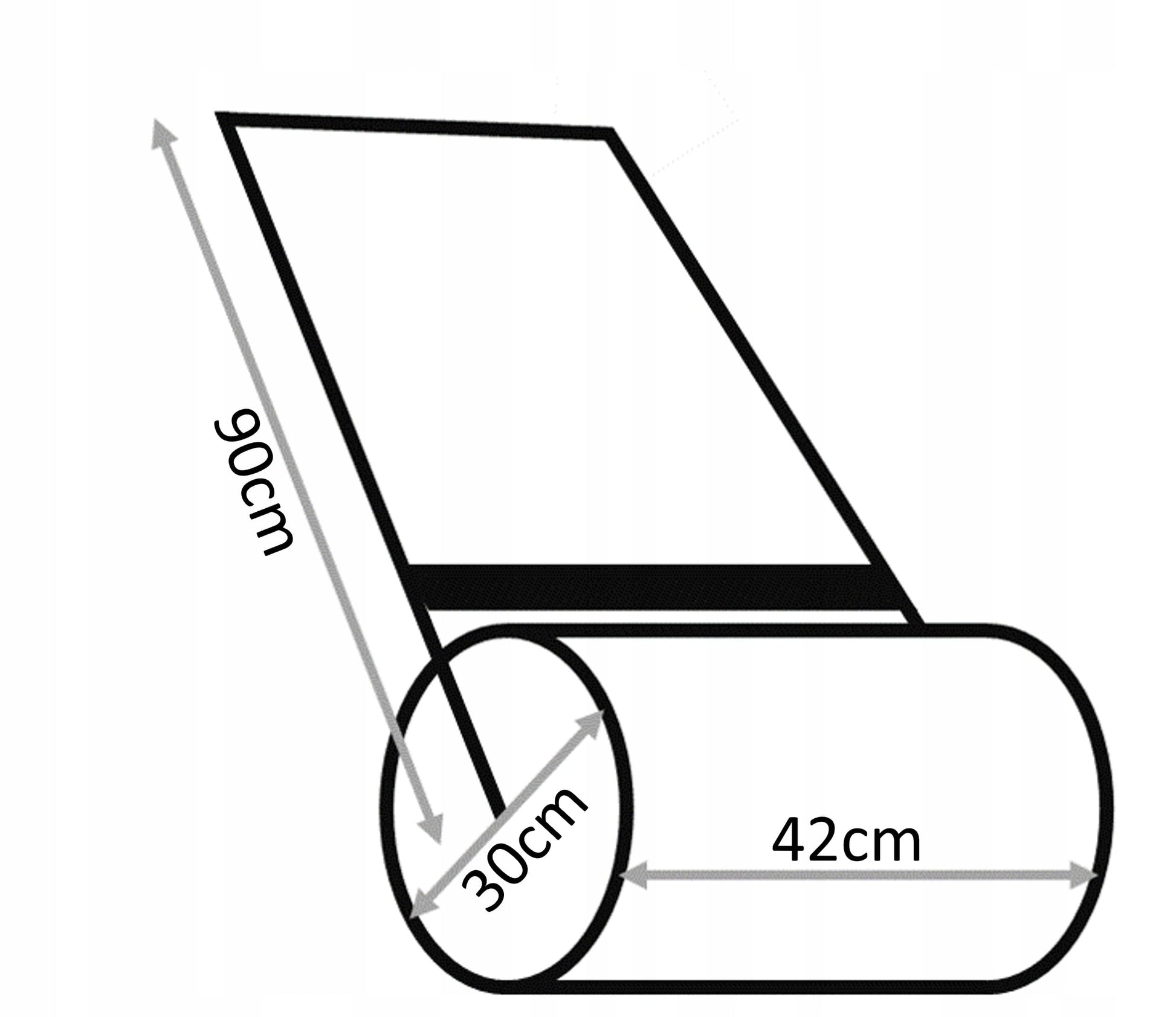 Tăvălug pentru Gazon din Metal 42 cm – Rola Compactare Sol - MAXY