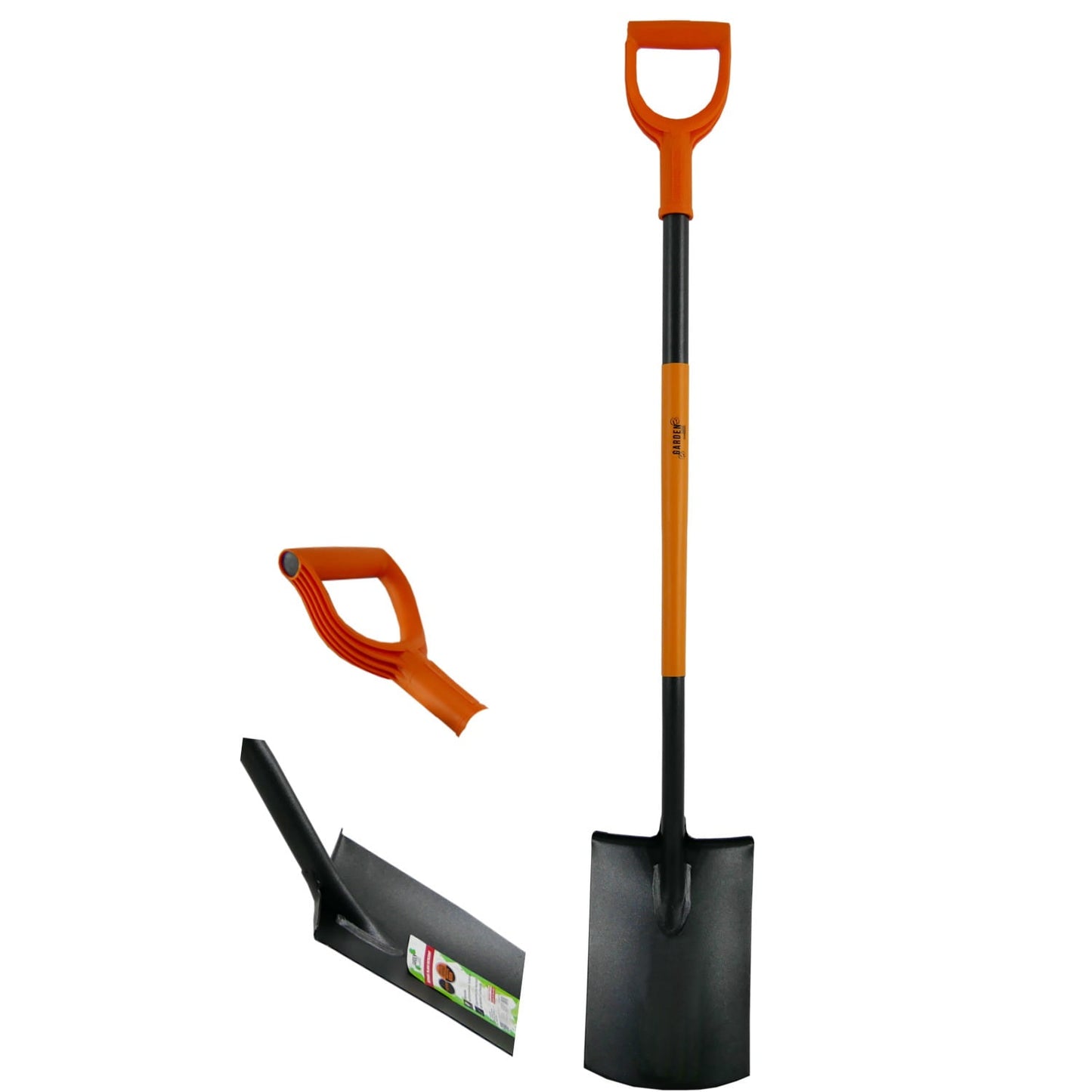 Cazma Harlet de Grădină Plată cu Mâner Ergonomic - MAXY